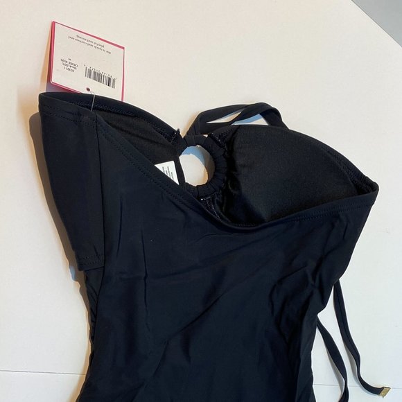 NWT Kate Spade Black Halterneck One Piece - Picture 6 of 6